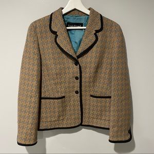 Vintage Louis Féraud Blazer US 12 Embroidered